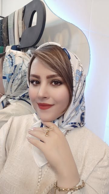 مینی اسکارف ابریشمی طرح‌دار